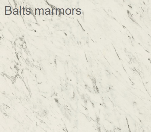 Fasdes MONO-MDF Balts marmors_virsma